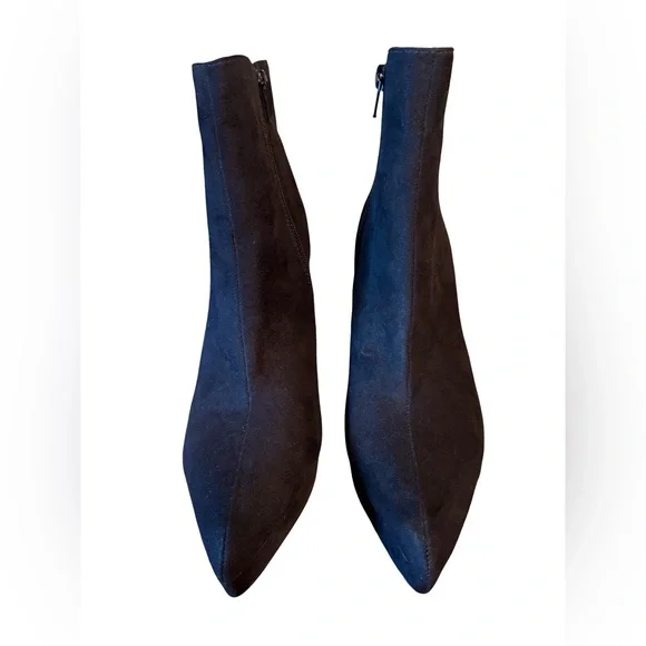 Betsey Johnson NWOT Stunning Black Ankle Boots Multicolor Rhinestone Heel (SH36) - Picture 4 of 9